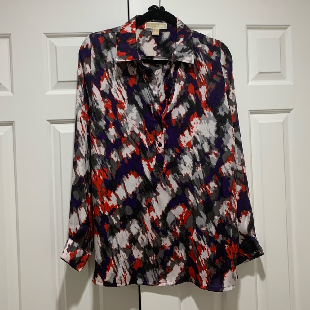 MICHAEL by Michael Kors Collared Blouse